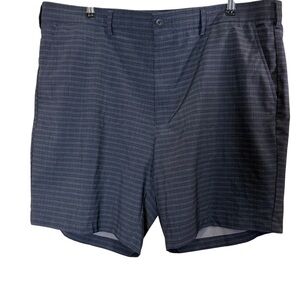 PGA Tour Men's Dark Gray Check Golf Shorts sz 40